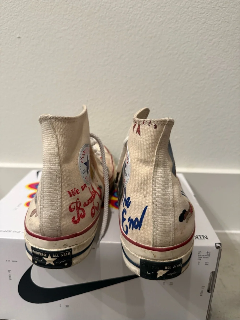 Tyler the Creator x Stephen McMullen Coverse Artiest Series Art Sneakers 10 - Picture 6 of 10